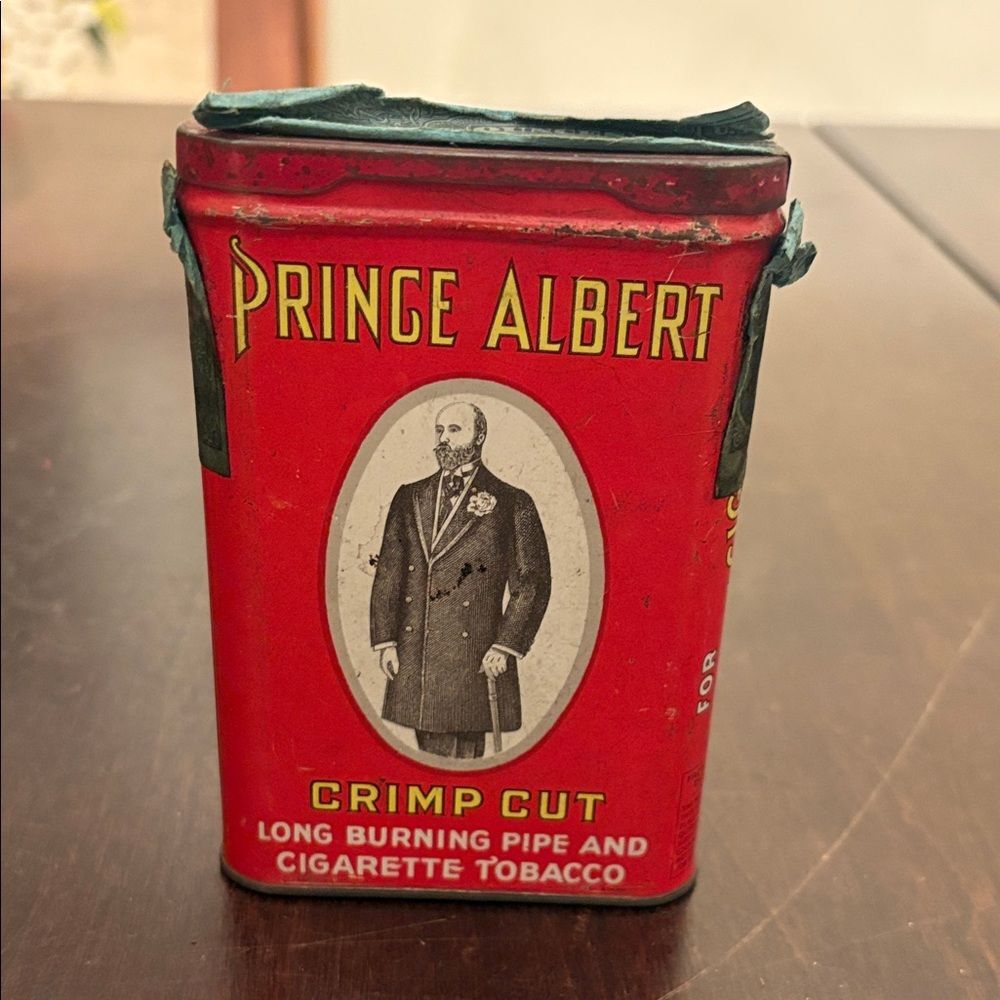 Prince Albert Red Pocket Tobacco Tin